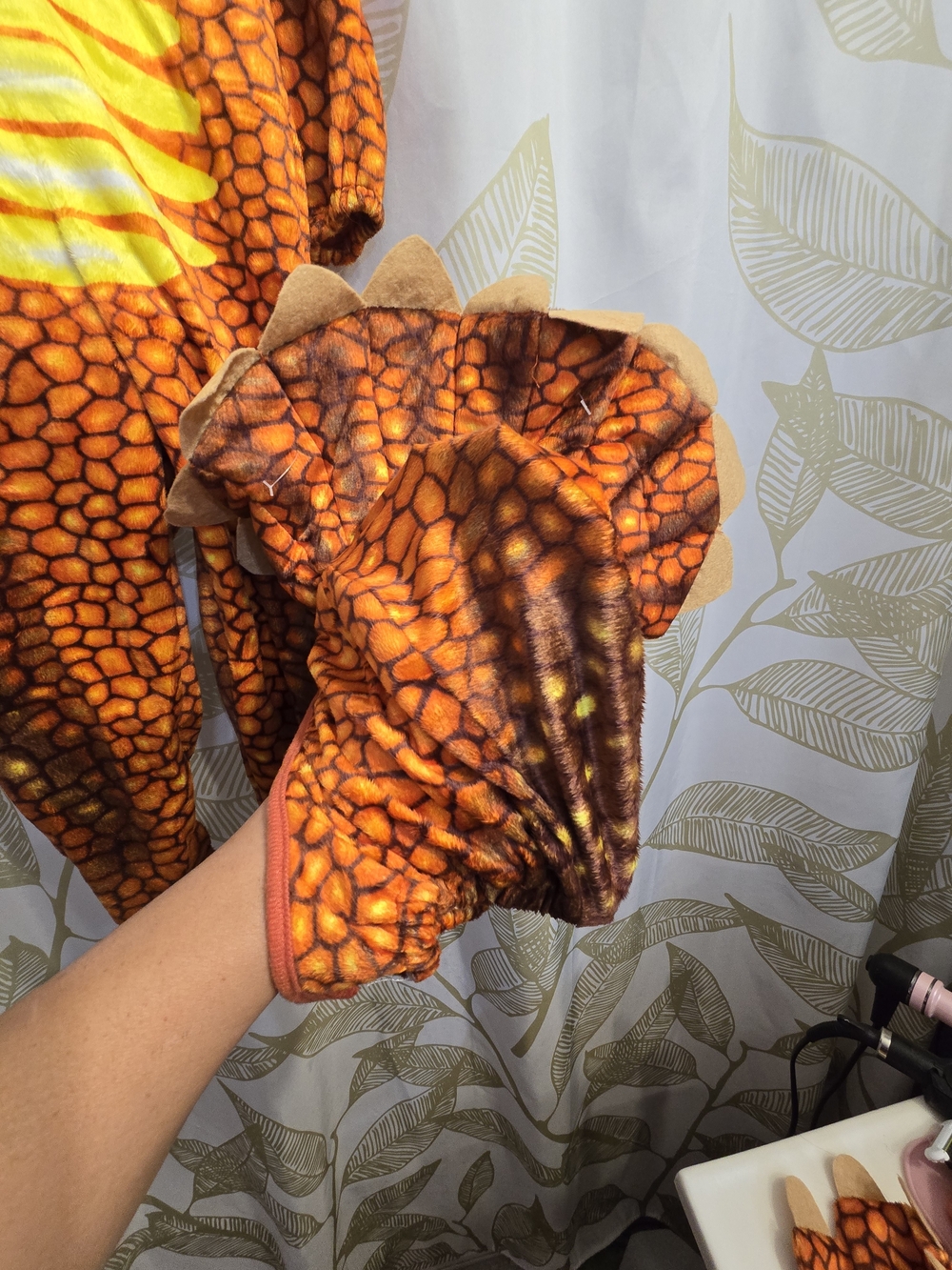 Orange Triceratops Kids Halloween Costume - Picture 7 of 10